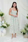 Lilah Lace Trim Corset Dress