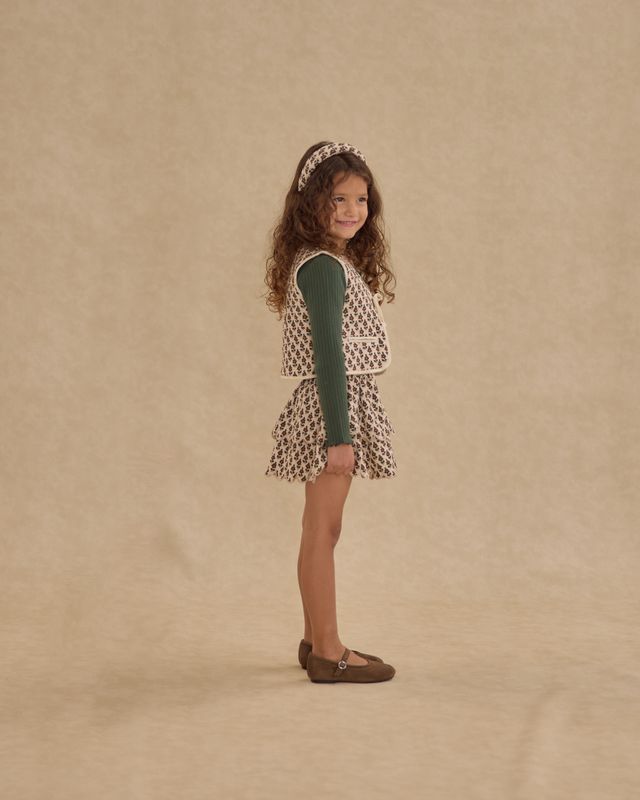 Rylee+Cru Rose Mini Skirt