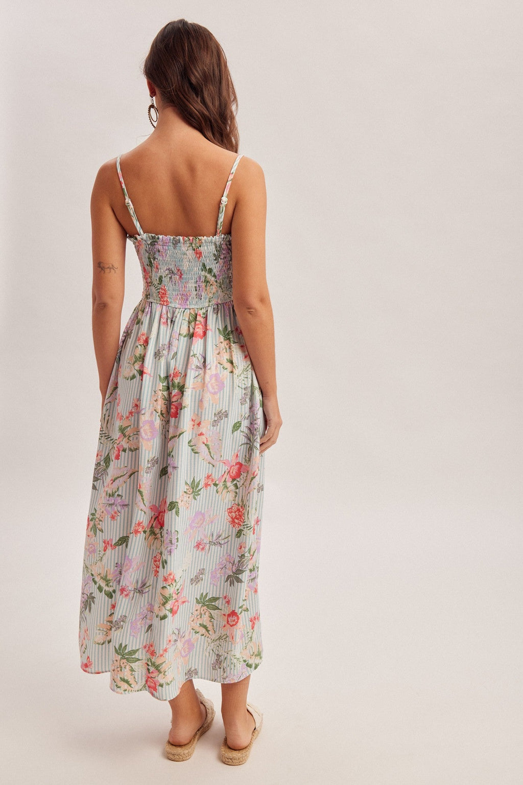 Carly Smocked Floral Convertable Sundress