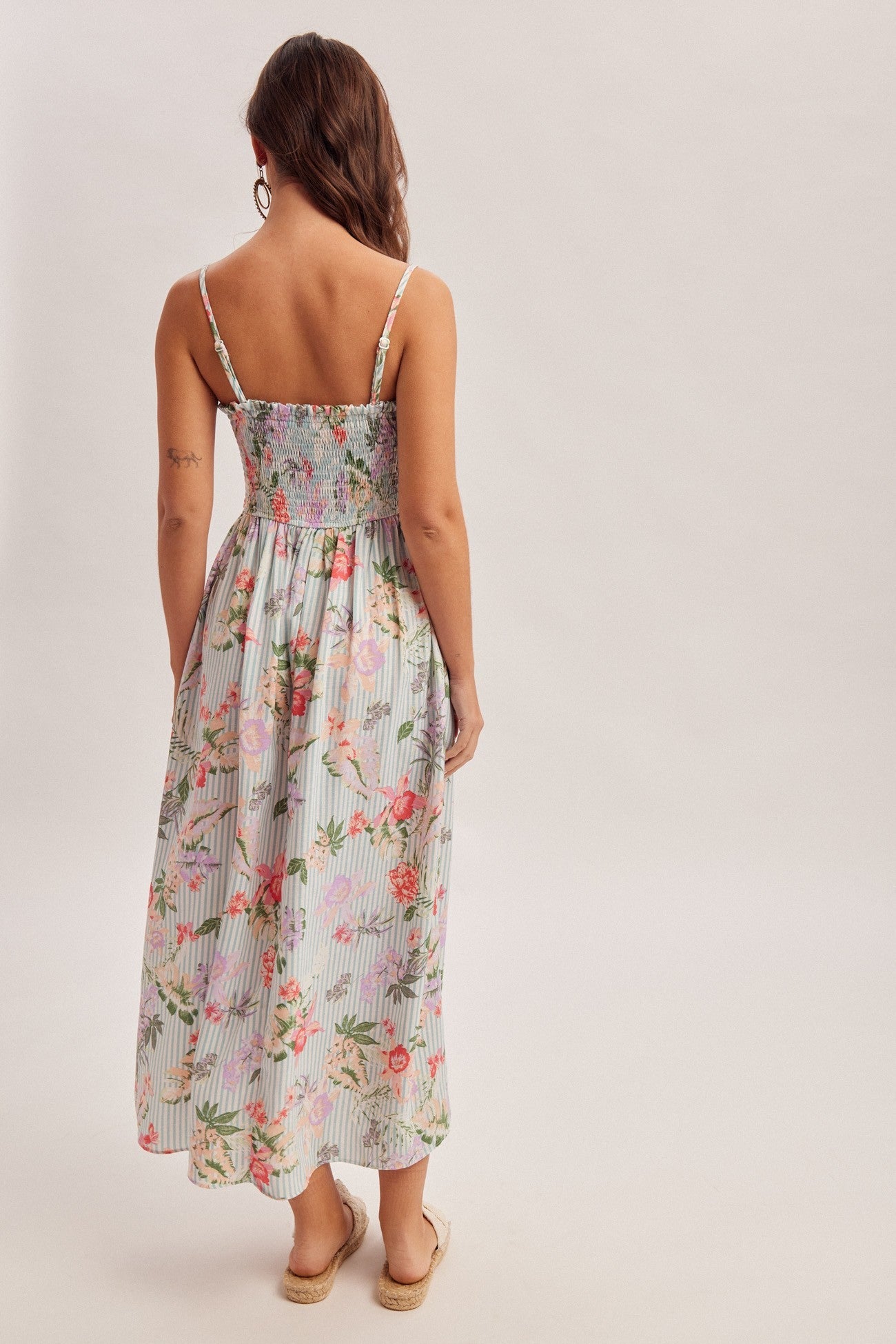 Carly Smocked Floral Convertable Sundress