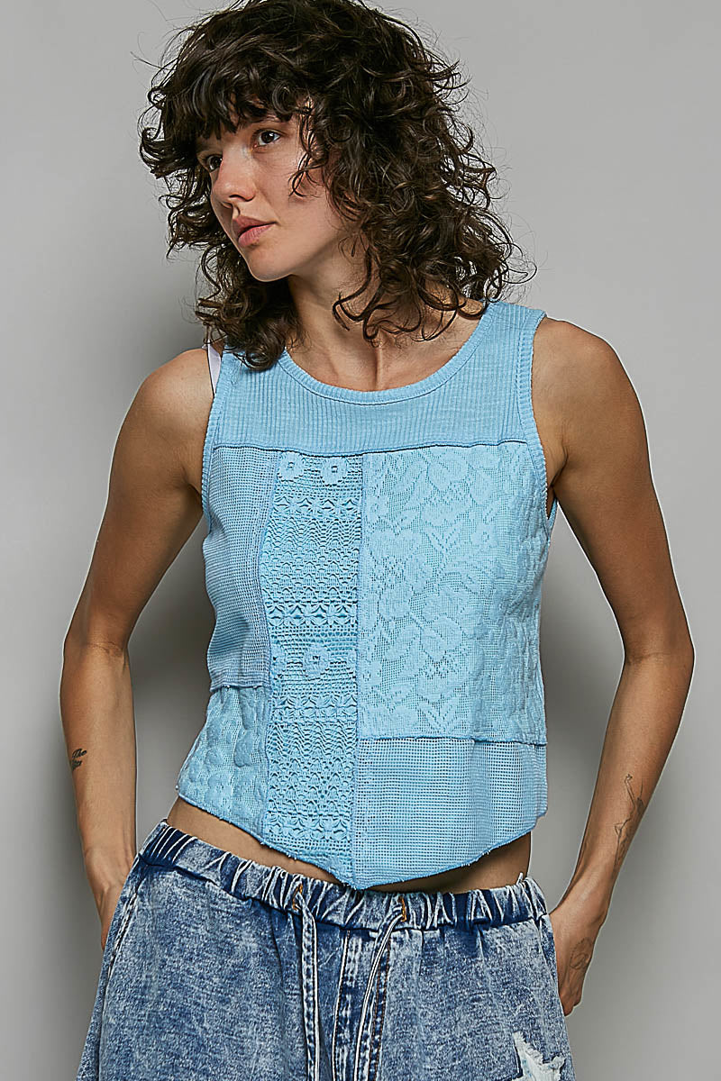 Macy Mixed Materials Tank
