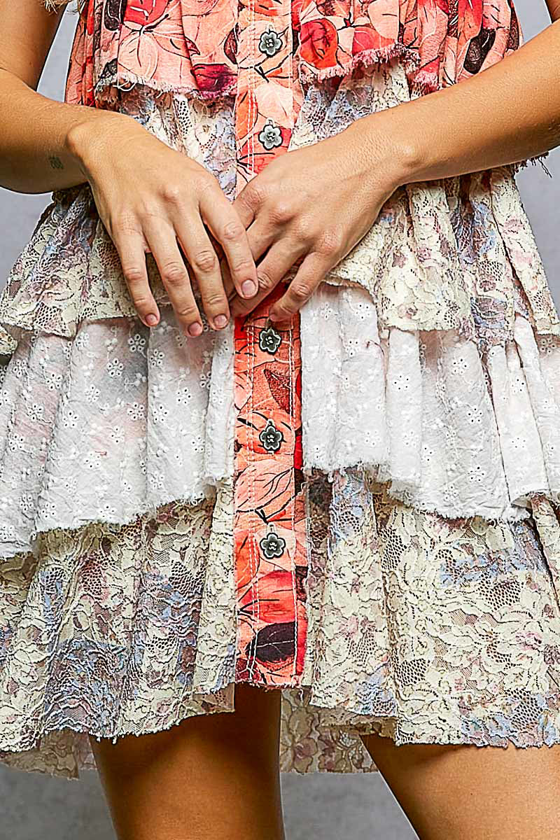 Olivia Tiered Mini Dress