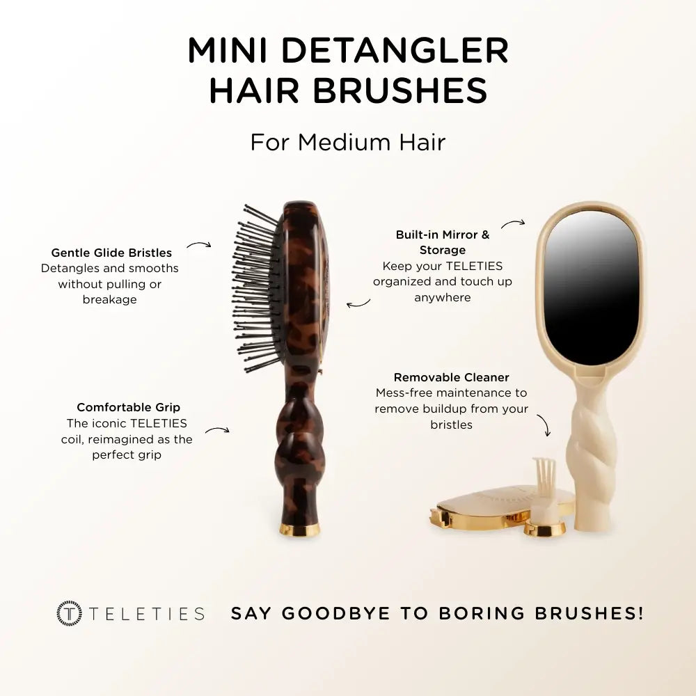 TELETIES Mini Detangler Brush
