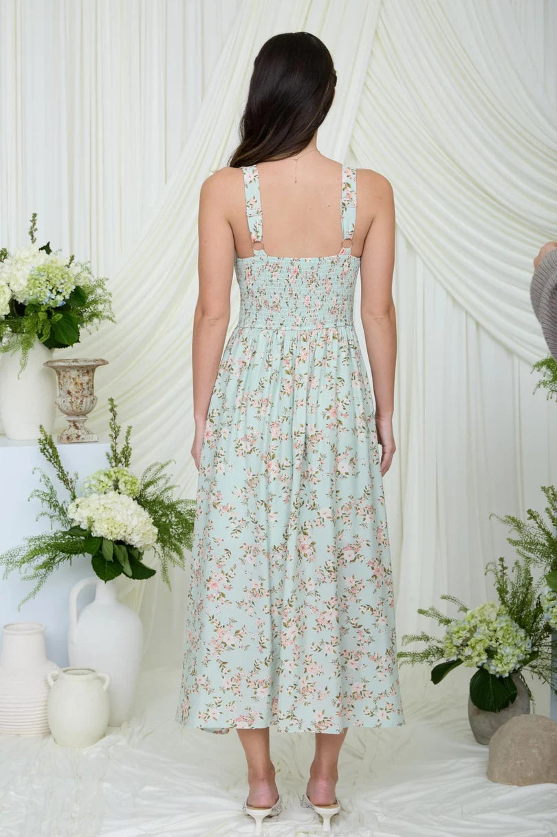 Lilah Lace Trim Corset Dress
