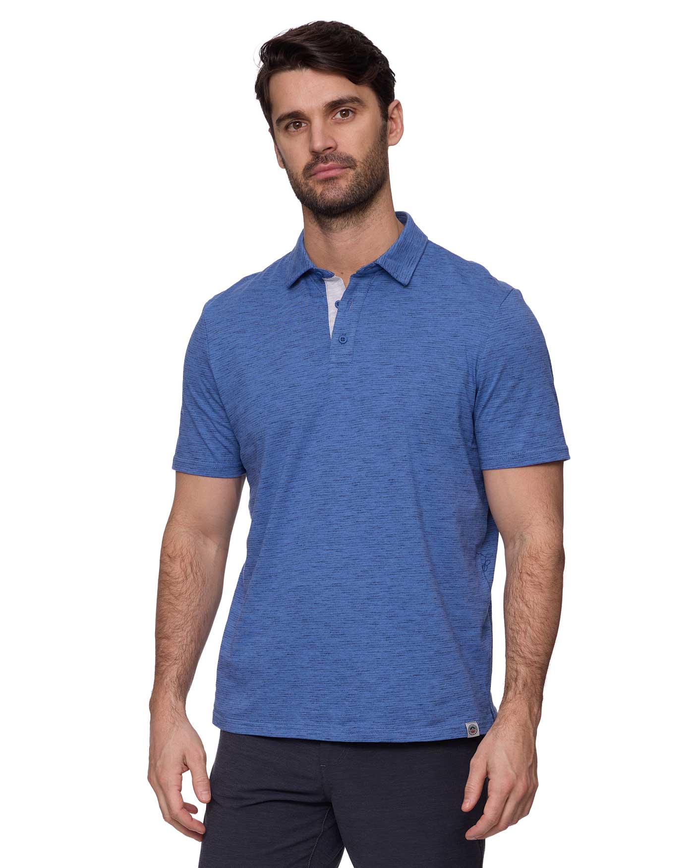 Men's Hudson Striped Polo Shirt