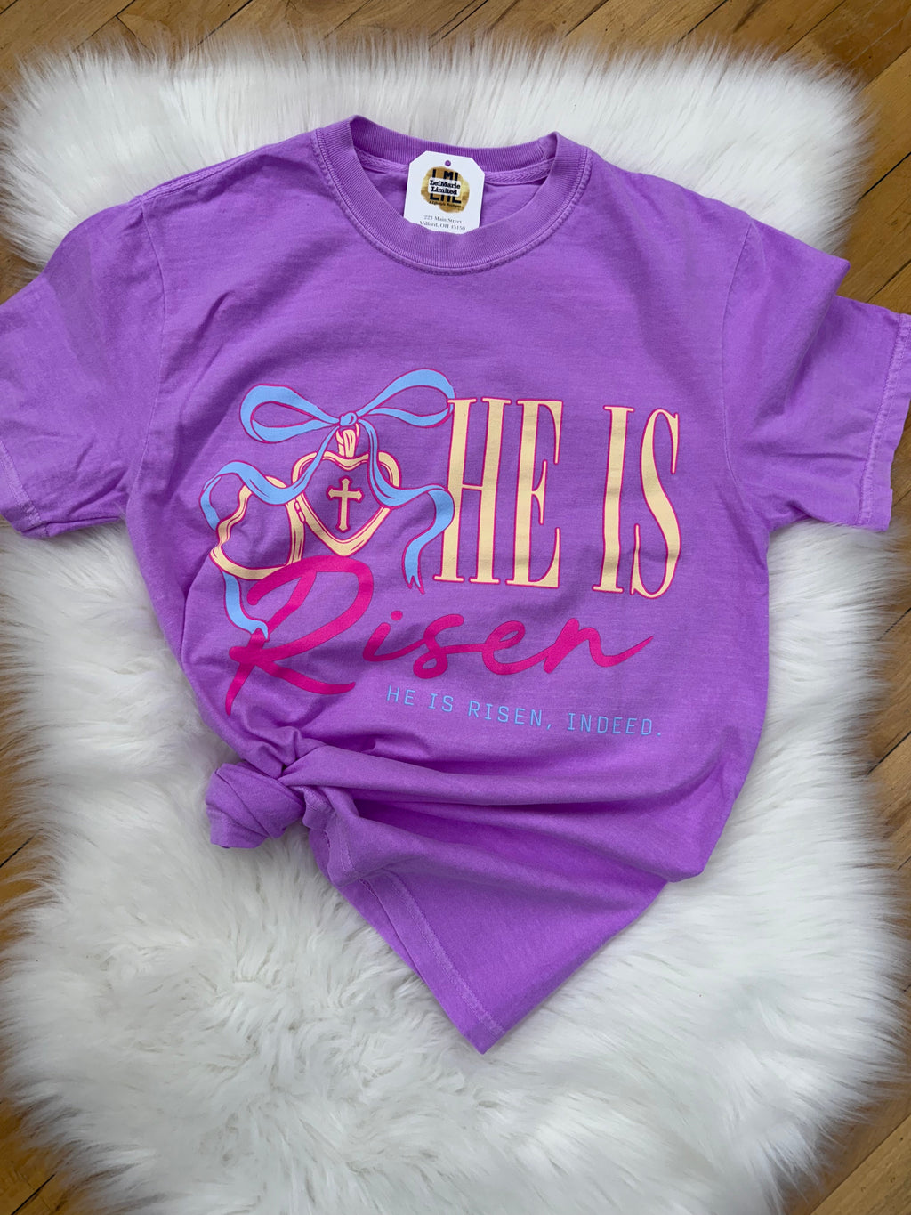 He Is Risen Tee