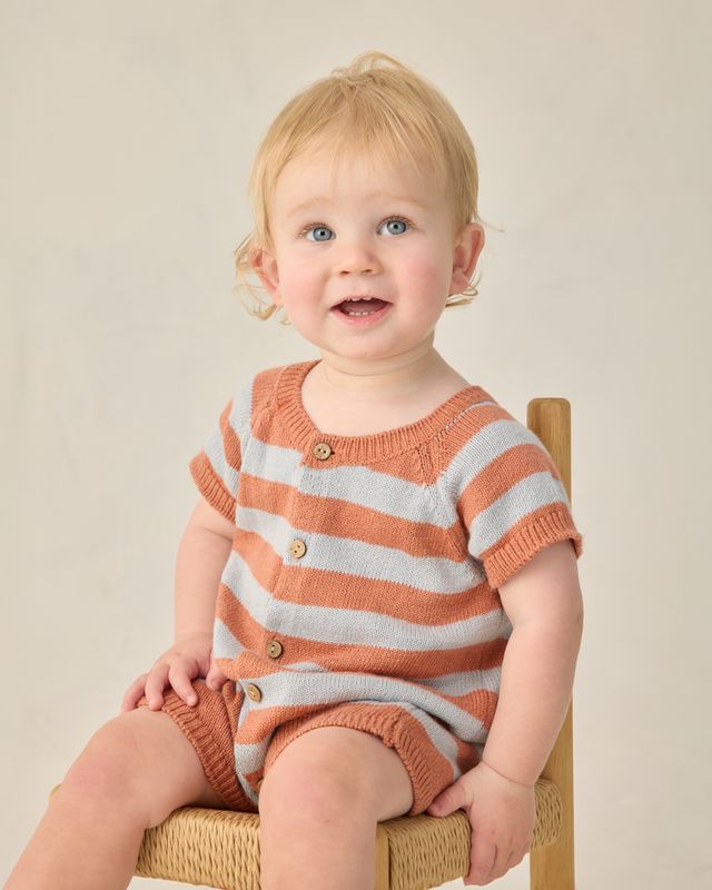 Rylee+Cru Liam Knit Romper