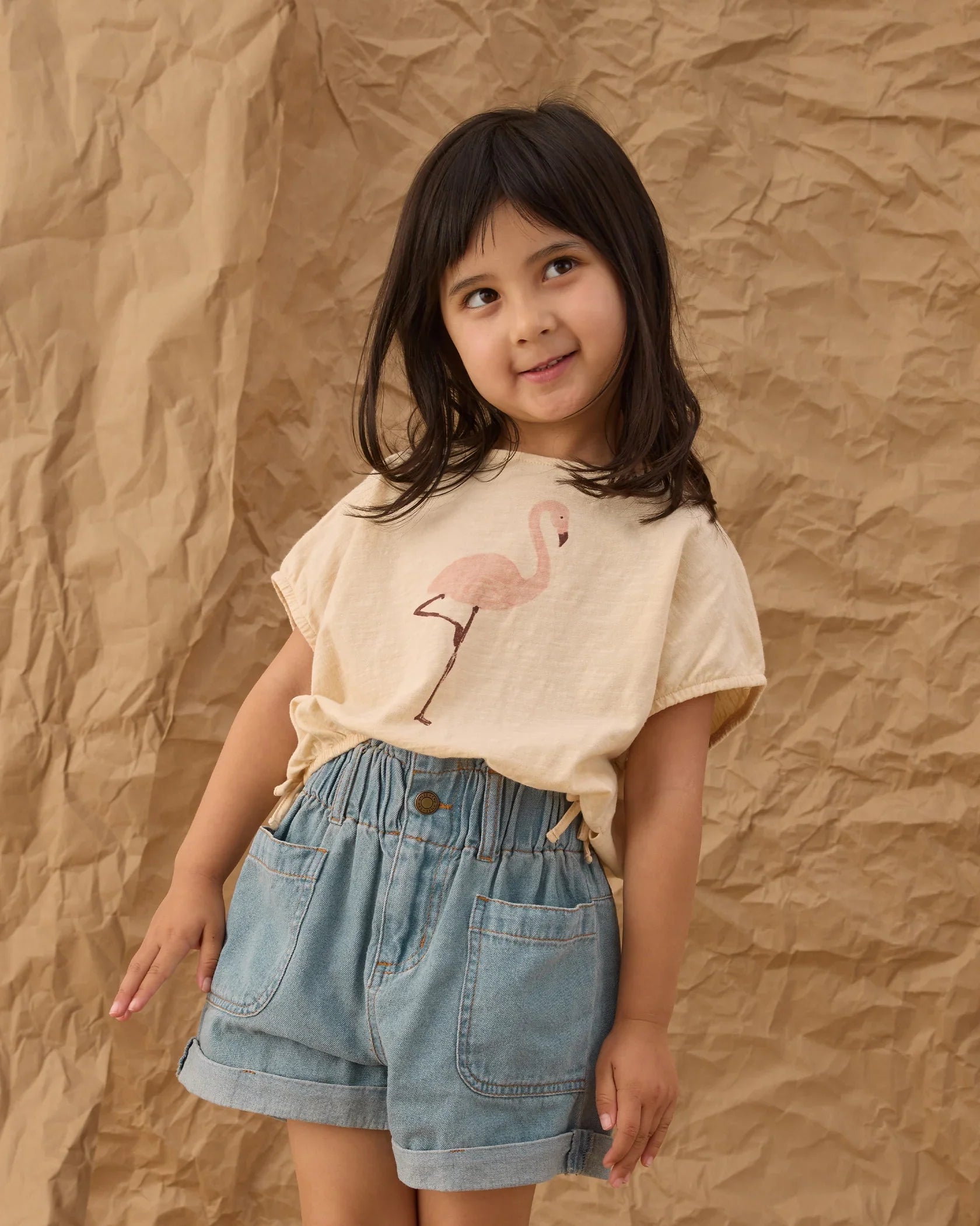 Rylee+Cru Cropped Cinch Tee