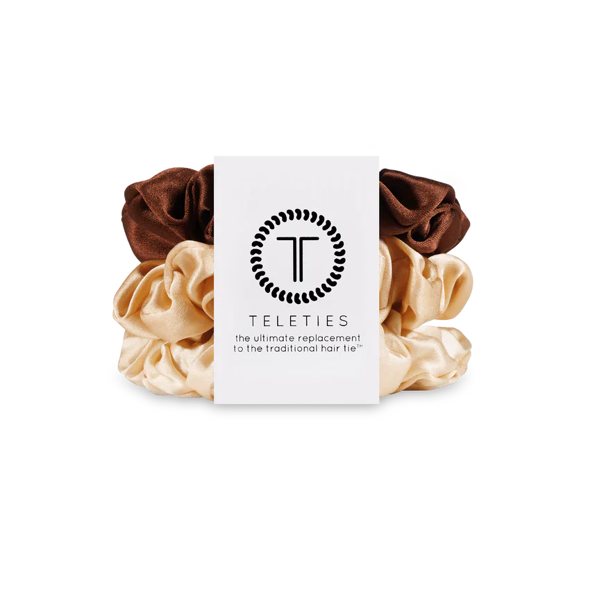 TELETIES Silk Scrunchies