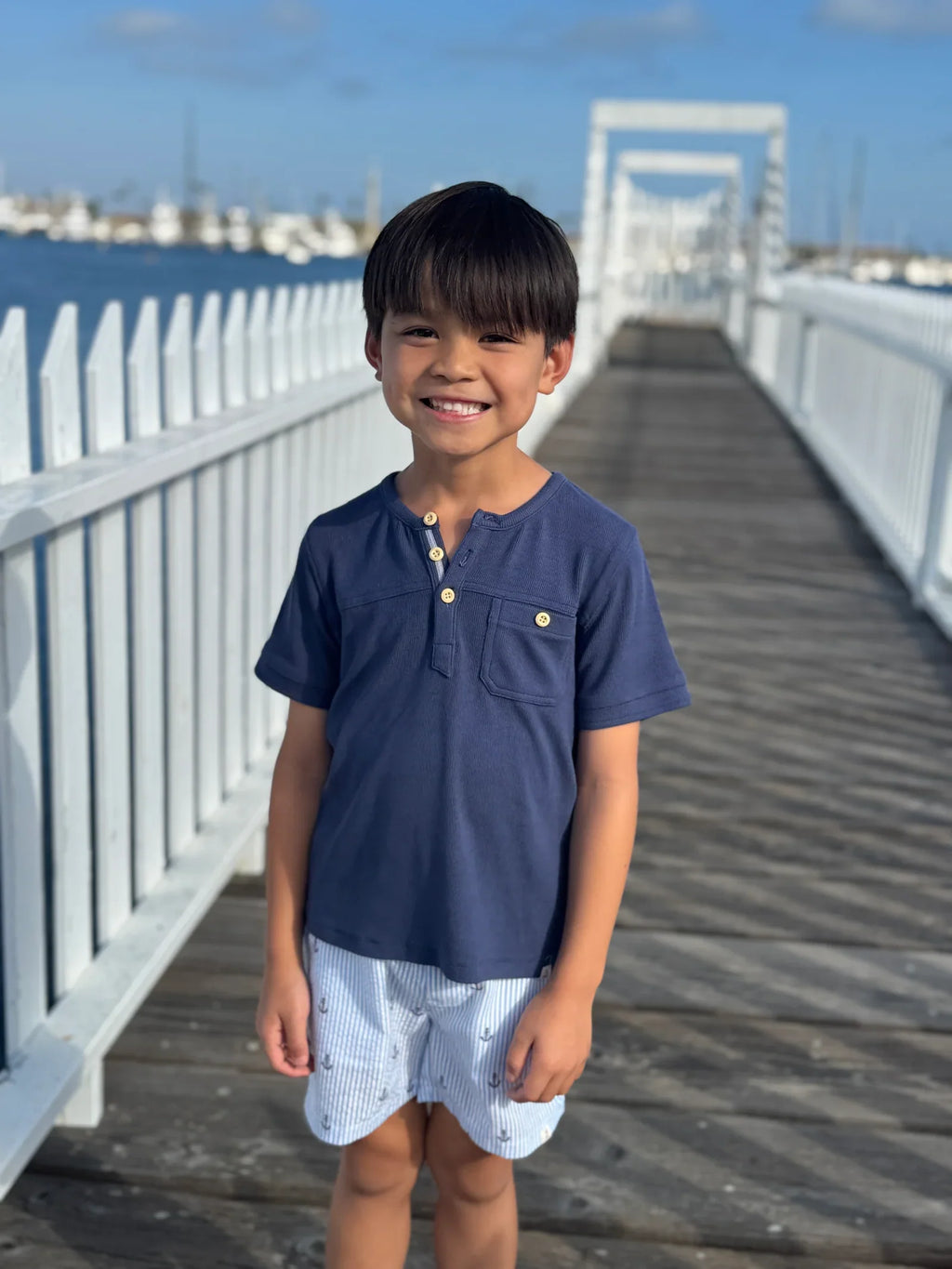 Boardwalk Henley Tee